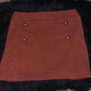 Express Brown Mini Skirt